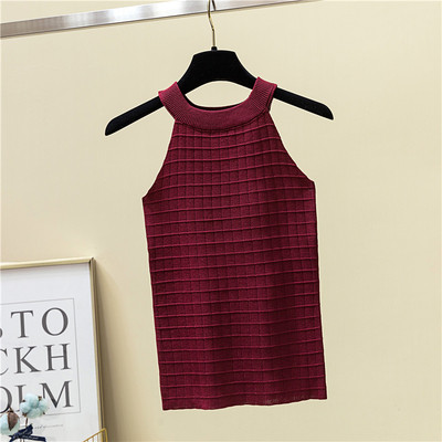 Női felső Slim modell több színben, kerek nyakkivágással