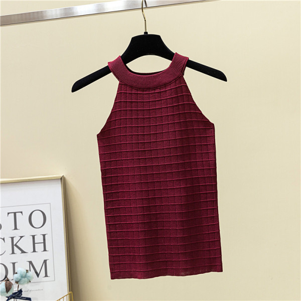 Női felső Slim modell több színben, kerek nyakkivágással