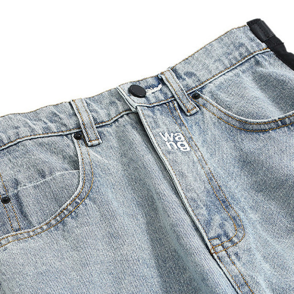 Modern sport és alkalmi női nadrág farmer darabokkal