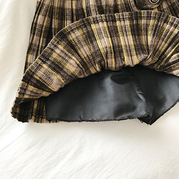 Redős női szoknya retro stílusú három színben, magas derékkal