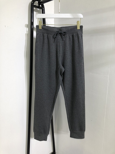 Női sportnadrág elasztikus derékkal és nyakkendővel fekete, szürke és kék színben