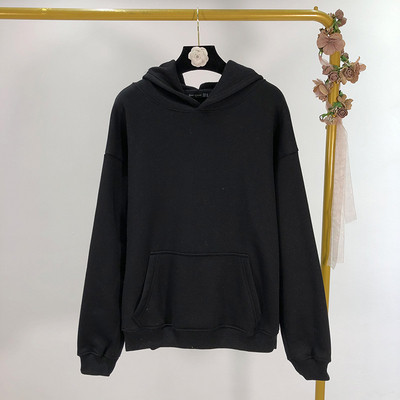 Női alkalmi őszi-téli pulóver béléssel és kapucnival sárga, zöld, kék és fekete színben