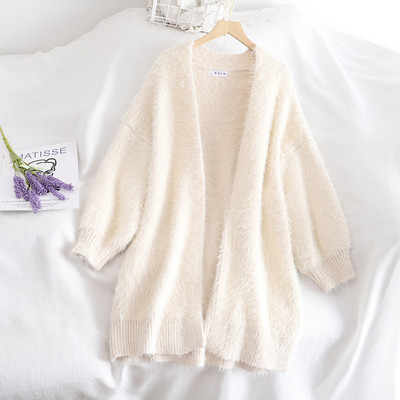 Vestă de damă în stil retro, gri, alb și negru, cu mâneci lungi