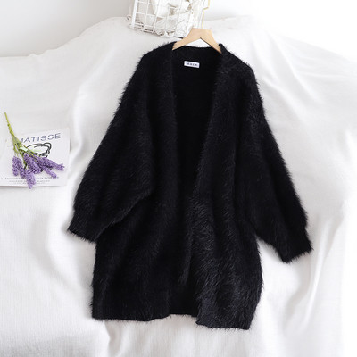 Vestă de damă în stil retro, gri, alb și negru, cu mâneci lungi