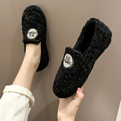 Női őszi-téli alkalmi cipő puha béléssel fekete, bézs, fehér és fekete színekben