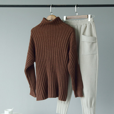 Alkalmi női téli pulóver fehér, fekete és barna színekben