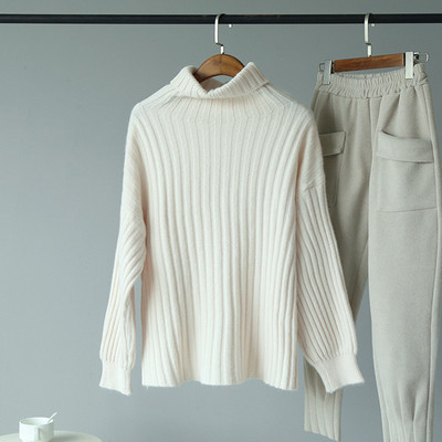 Alkalmi női téli pulóver fehér, fekete és barna színekben