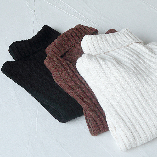 Alkalmi női téli pulóver fehér, fekete és barna színekben