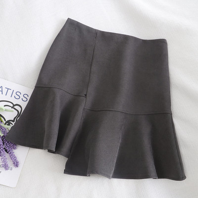 Női rövid szoknya retro stílusú hat színben, magas derékkal