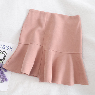 Női rövid szoknya retro stílusú hat színben, magas derékkal