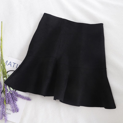 Női rövid szoknya retro stílusú hat színben, magas derékkal