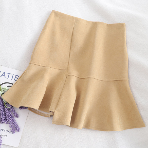 Női rövid szoknya retro stílusú hat színben, magas derékkal