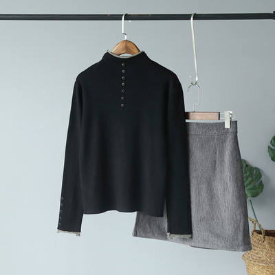 Bluză de damă modernă cu nasturi în alb, negru, galben și roz