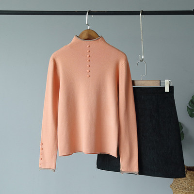 Bluză de damă modernă cu nasturi în alb, negru, galben și roz