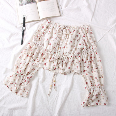 Bluza de dama actuala cu decolteu barca si maneci lotus in mai multe culori