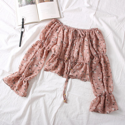 Bluza de dama actuala cu decolteu barca si maneci lotus in mai multe culori