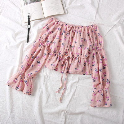 Bluza de dama actuala cu decolteu barca si maneci lotus in mai multe culori