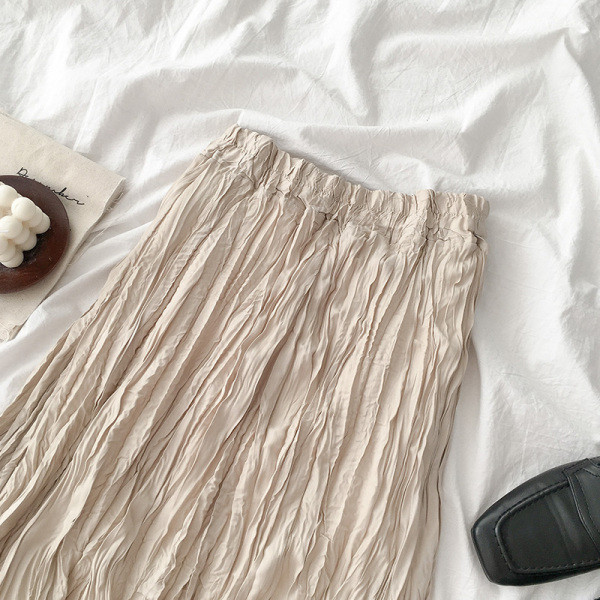 Női bársony szoknya fekete, rózsaszín és bézs színben, rugalmas derékkal