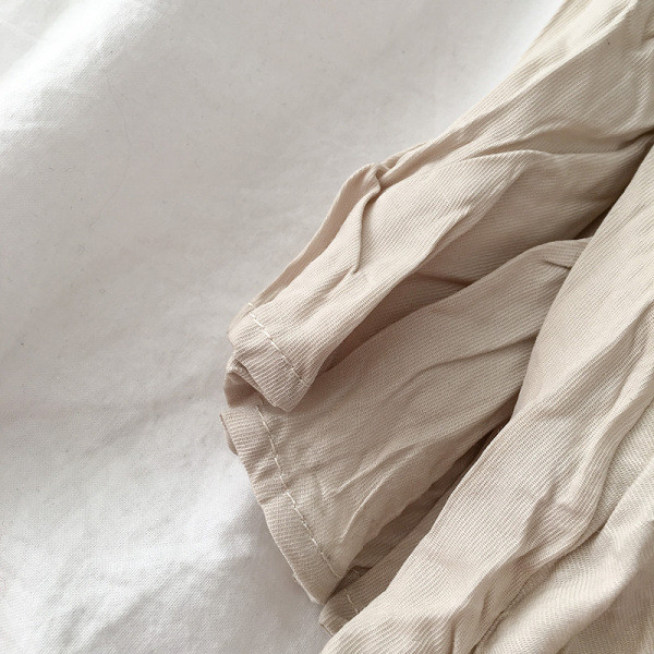 Női bársony szoknya fekete, rózsaszín és bézs színben, rugalmas derékkal