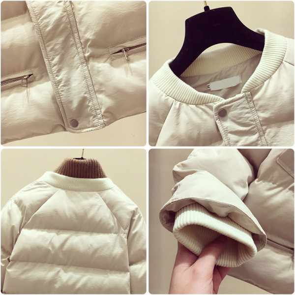 Női alkalmi kabát gombokkal és zsebekkel fekete és bézs színben