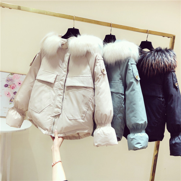 ÚJ Női őszi-téli kabát kapucnival aszimmetrikus modell fekete, bézs és zöld színekben