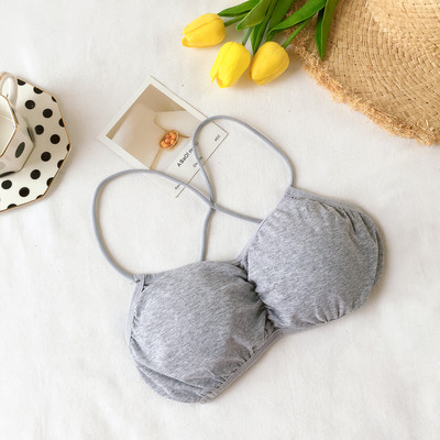 Női alkalmi melltartó vékony pántokkal szürke, fekete, barna, fehér és bordó színben