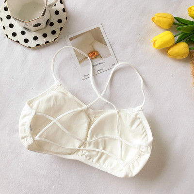 Női alkalmi melltartó vékony pántokkal szürke, fekete, barna, fehér és bordó színben