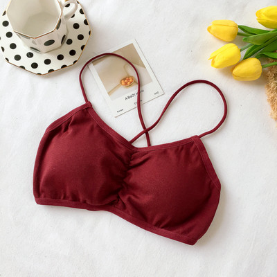 Női alkalmi melltartó vékony pántokkal szürke, fekete, barna, fehér és bordó színben