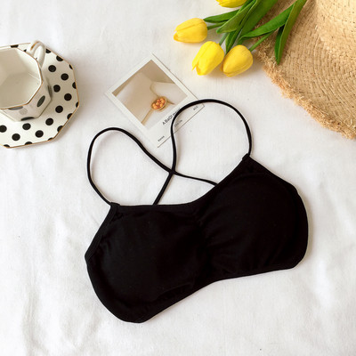 Női alkalmi melltartó vékony pántokkal szürke, fekete, barna, fehér és bordó színben