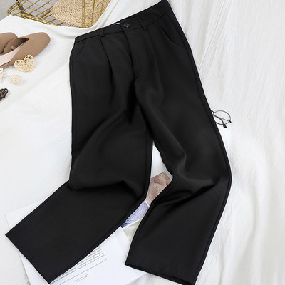 Női alkalmi nadrág egyenes modell öt színben, magas derékkal