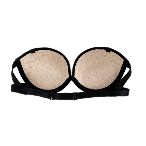 Női melltartó kemény Bridget kupakkal, fehér, bézs és fekete színben