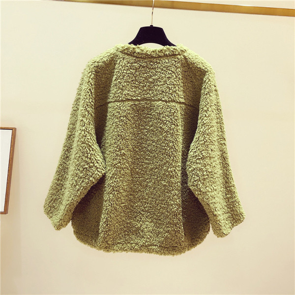 Női téli pehelykabát barna, bézs, rózsaszín, kék és zöld zsebekkel