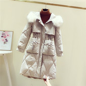 Aktuális női téli kabát szabású és hosszú modell kapucnival, sárga, zöld, fekete és bézs színben