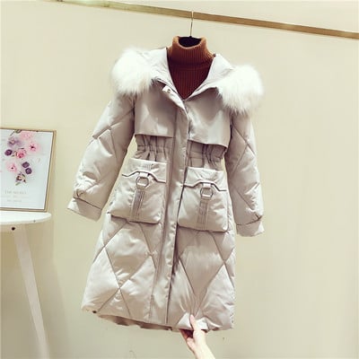 Aktuális női téli kabát szabású és hosszú modell kapucnival, sárga, zöld, fekete és bézs színben