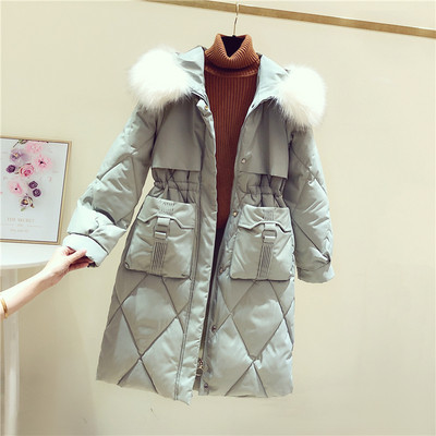 Aktuális női téli kabát szabású és hosszú modell kapucnival, sárga, zöld, fekete és bézs színben