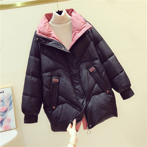 Női alkalmi téli kabát normál hosszúságú zsebekkel, sárga, fekete, barna, kék és bézs színben