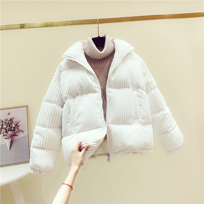 Új modell női téli kabát spitz nyakkivágással fehér, fekete, barna és lila színekben