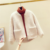 Női alkalmi pehelykabát cipzárral és zsebekkel, kék, zöld, rózsaszín és bézs színben