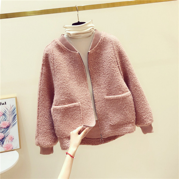 Női alkalmi pehelykabát cipzárral és zsebekkel, kék, zöld, rózsaszín és bézs színben