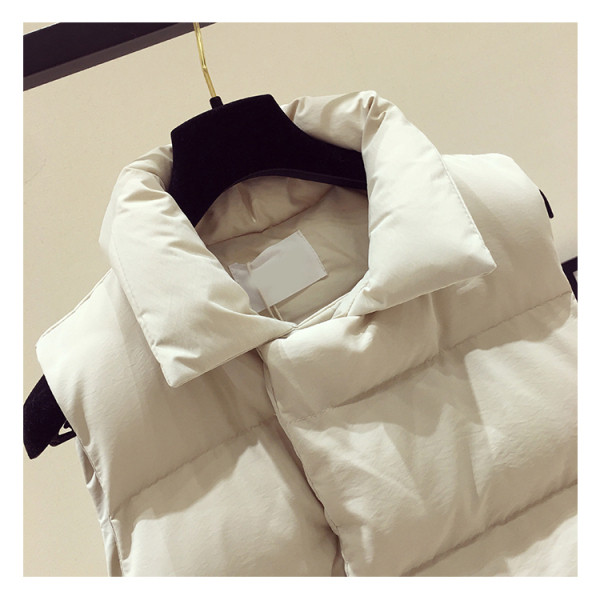 Vesta moderna de dama toamna-iarna cu cravate in negru si bej