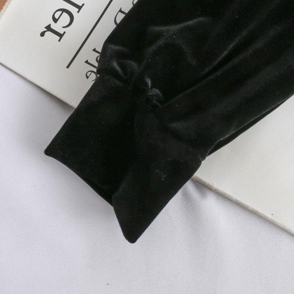 Modern női bársony ruha leopárd motívumokkal - szabású modell