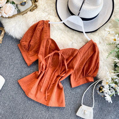 Női ing rövid ujjal és nyakkendővel több színben