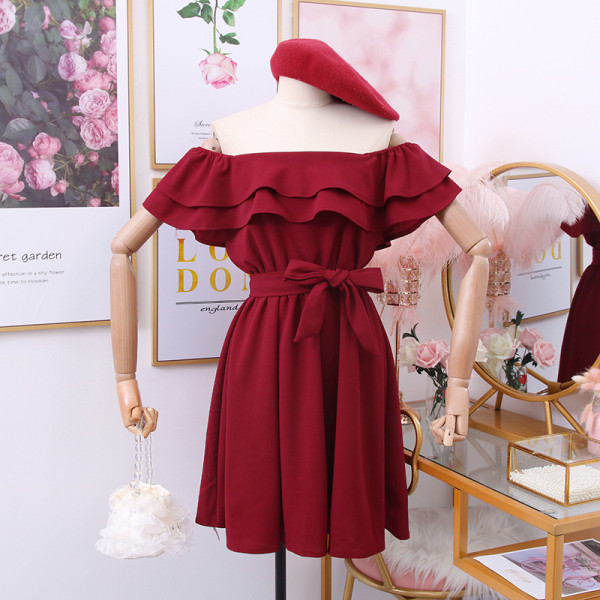 Γυναικείο φόρεμα με λαιμόκοψη και κουμπιά σε ροζ, κίτρινο, λευκό και μπλε χρώμα