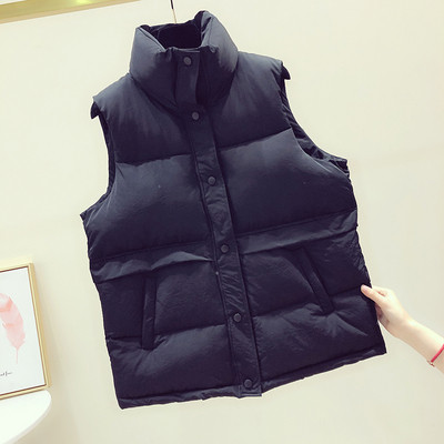 Alkalmi női mellény fehér, fekete és piros zsebekkel