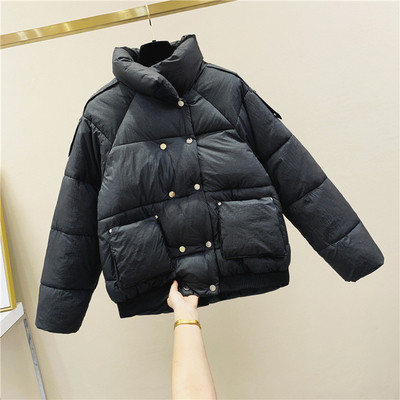 Geaca de dama toamna-iarna cu buzunare in culorile verde, roz, negru si bej