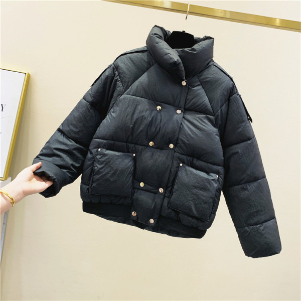 Geaca de dama toamna-iarna cu buzunare in culorile verde, roz, negru si bej