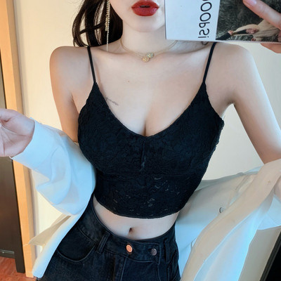 Női csipke mellszobor vékony pántokkal, fehér, piros és fekete színben