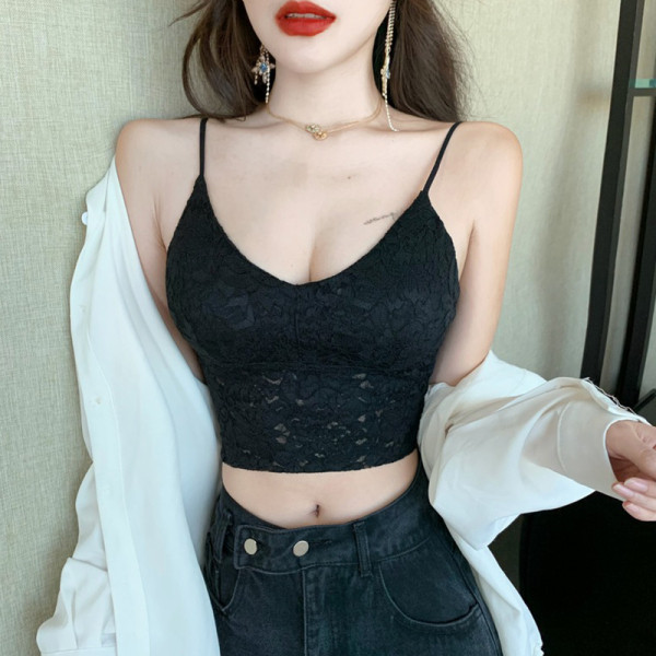 Női csipke mellszobor vékony pántokkal, fehér, piros és fekete színben