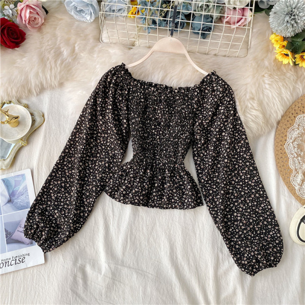 Modern női blúz öt színben, gombokkal és széles ujjakkal