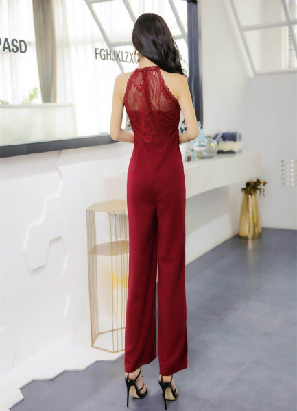 Új modell női hosszú, csipkés kombiné fekete, kék és piros színben